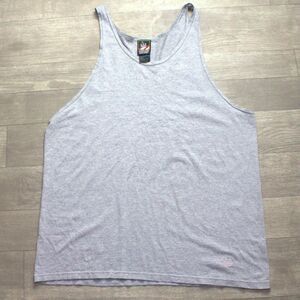 Vintage 90s USA Olympics Mens Size L Blank Tank Top T-Shirt Heather Gray USA